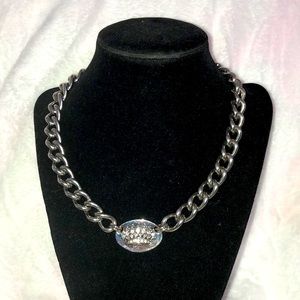 Juicy Couture Crown ID Necklace
